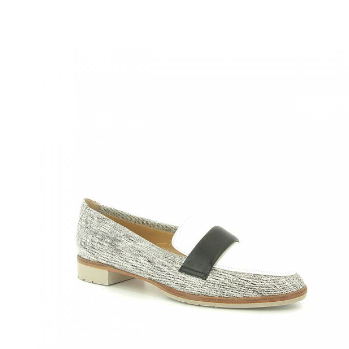 Mocassin Brunate gris/blanc