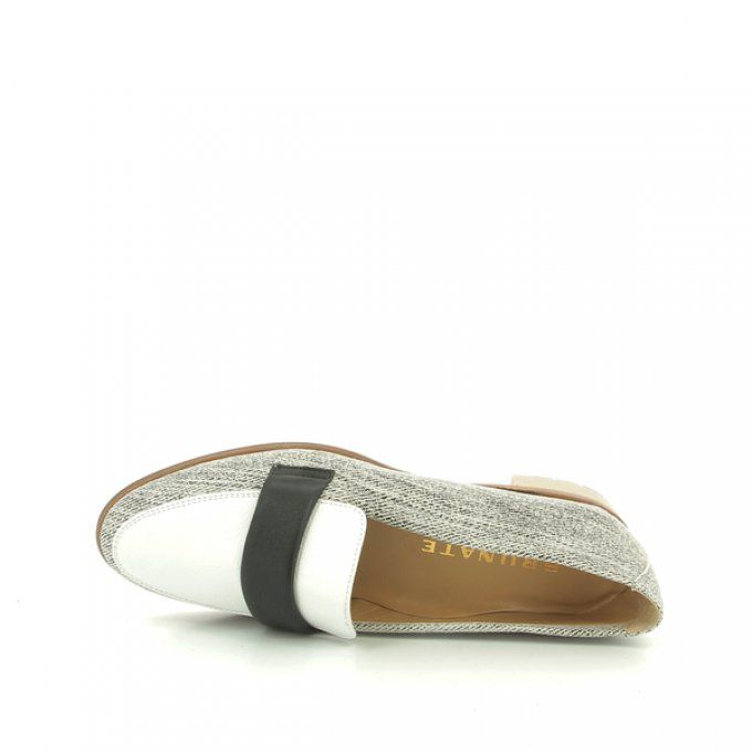 Mocassin Brunate gris/blanc