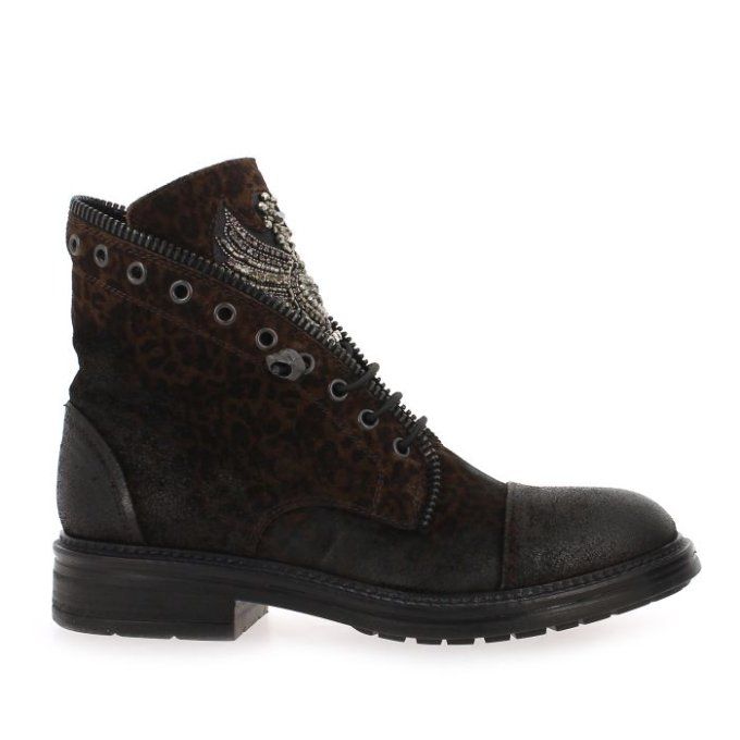 FRU.IT BOOTS MARRON LEOPARD