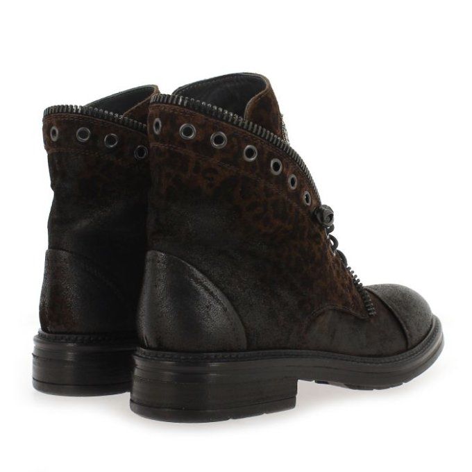 FRU.IT BOOTS MARRON LEOPARD
