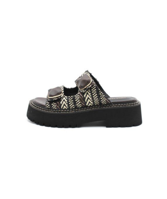 NOA HARMON Mules TWEED deux brides