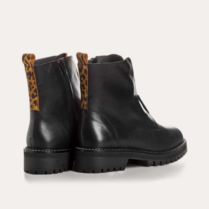 REQINS DICKSON CUIR /LEOPARD