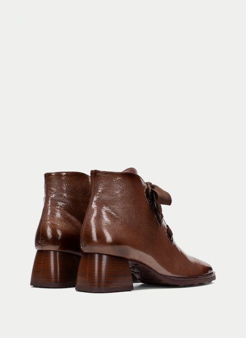 HISPANITAS BOTTINES VERNIS A LACETS