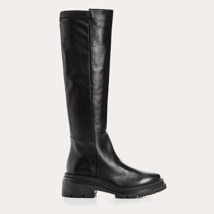 Reqins Bottes ELVIRA cuir noir