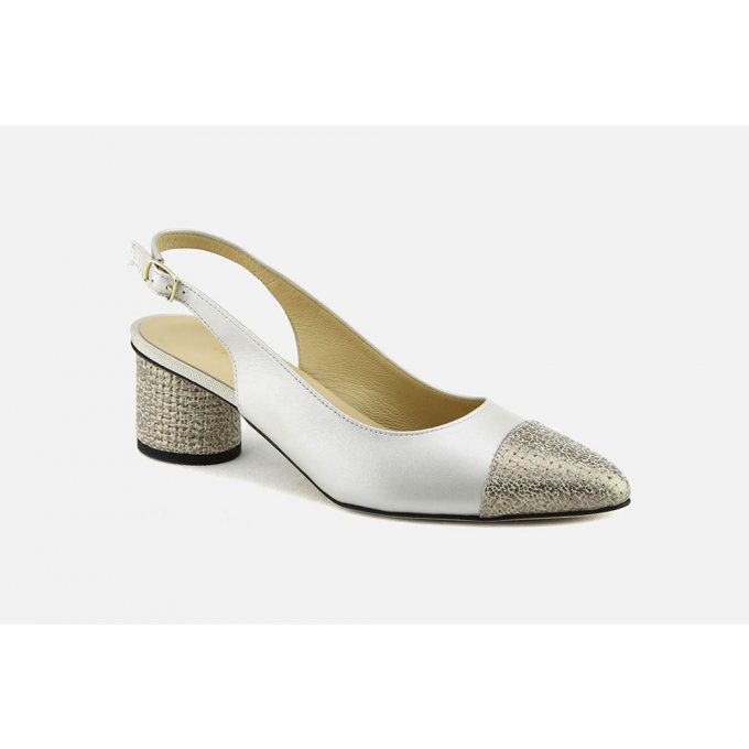 BRUNATE Escarpin  beige/or