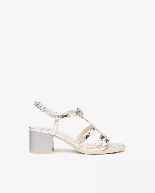 NERO GIARDINI NU Pieds argenté