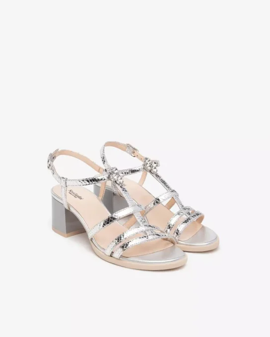 NERO GIARDINI NU Pieds argenté