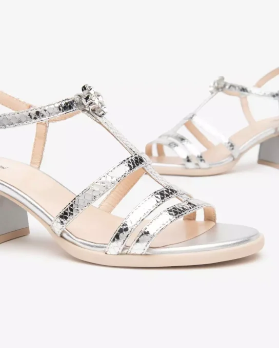 NERO GIARDINI NU Pieds argenté