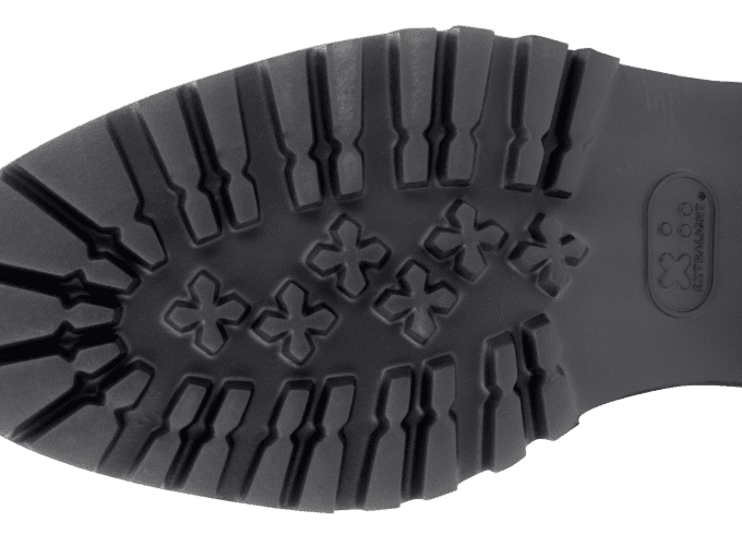 BRUNATE Boots cuir noir à lacets