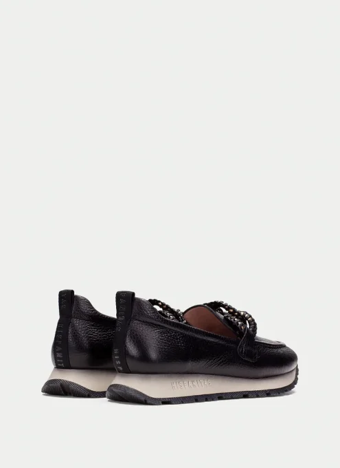 HISPANITAS MOCASSINS SPORT  NOIR
