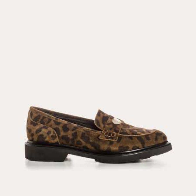 REQINS MOCASSIN JACK VELOURS VISON
