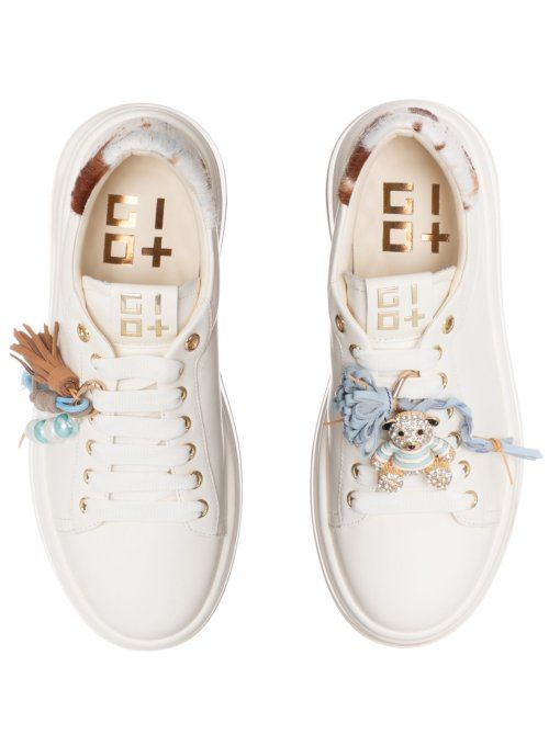 GIO+ OLIVIA CUIR BLANC