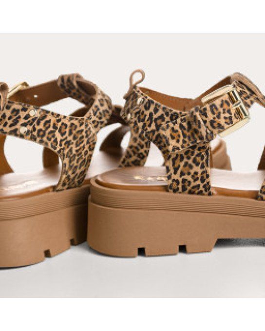 REQINS Sandales LOUXOR léopard