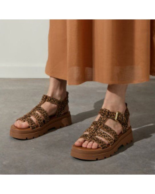REQINS Sandales LOUXOR léopard