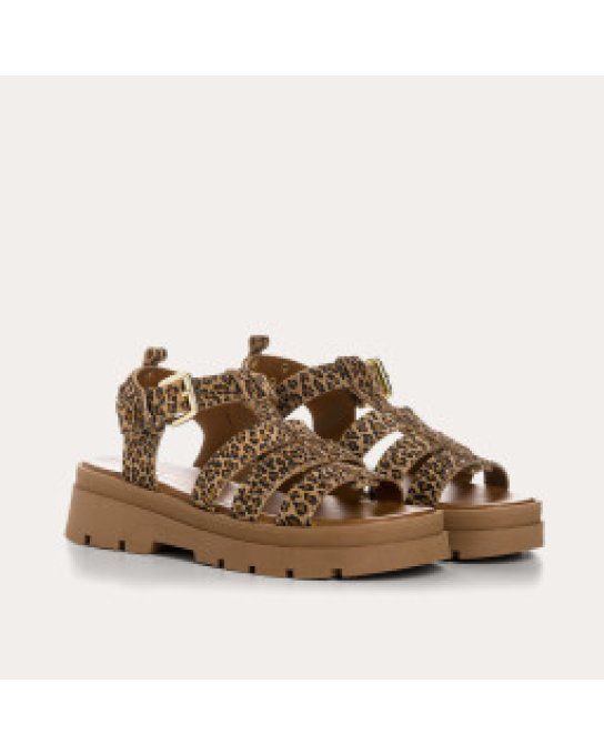 REQINS Sandales LOUXOR léopard